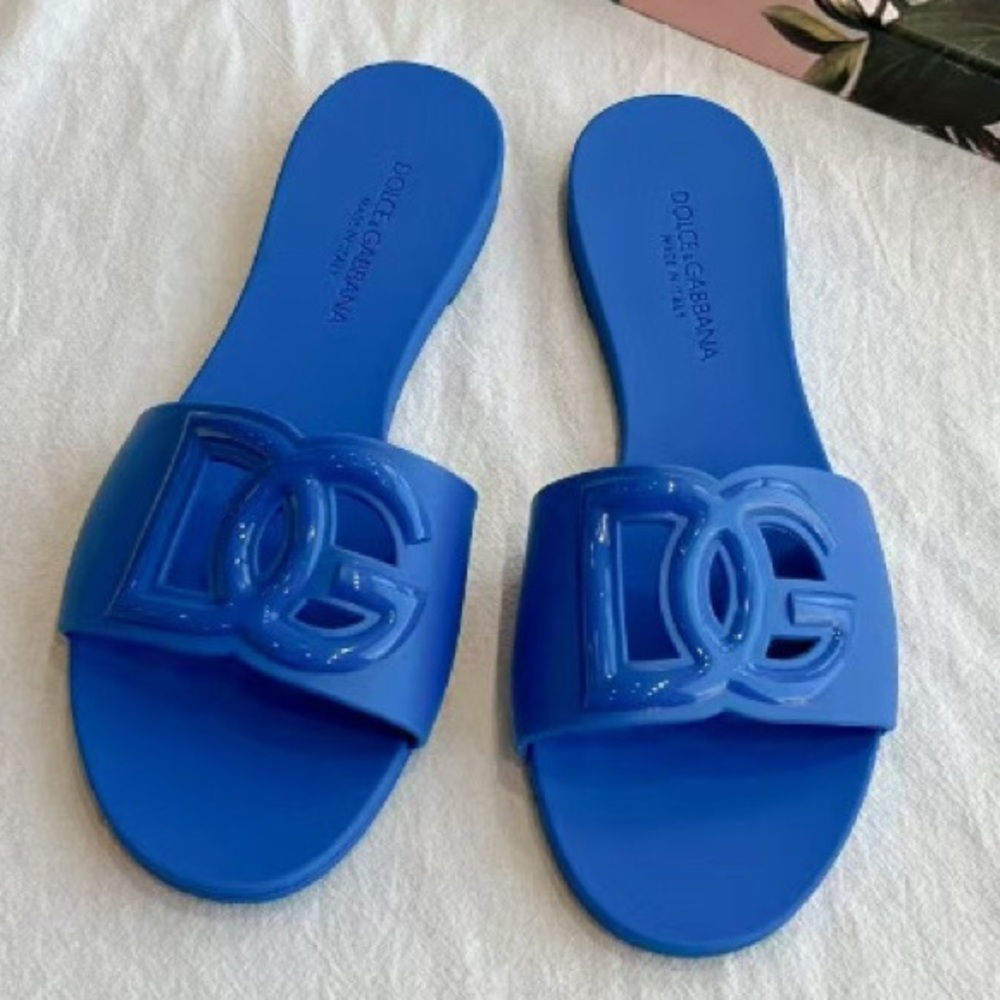 D&G Blue Sandals